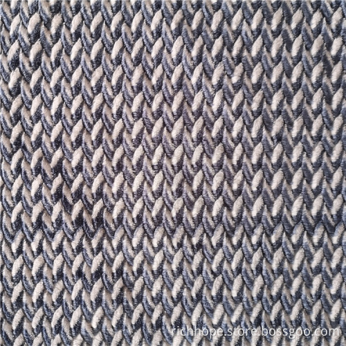 Streifenmuster Jacquard Kation Flanell Stoff für Decke